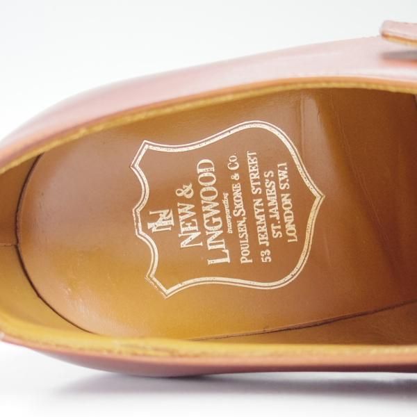 極上★(英)ニュー&リングウッド SIZE 7【★希少製品!!ダブルモンク】カーフ/NEW＆LINGWOOD/リーガル/REGAL/ライセンス製品★c100