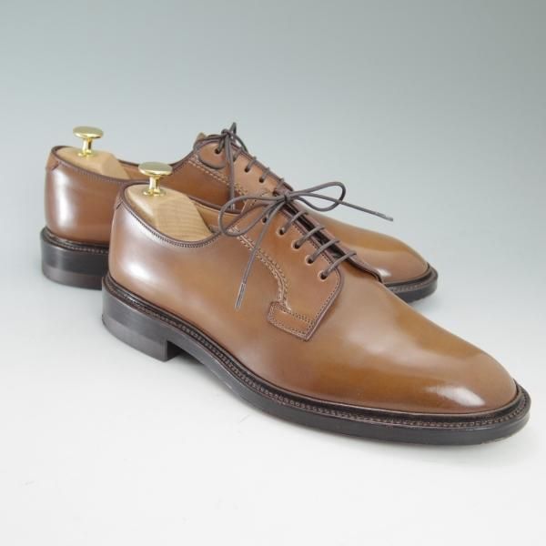 美品★リーガル 25cm【★超希少!!ウイスキー コードバン仕様】プレーントゥB3I/7590/517S/REGAL★c101