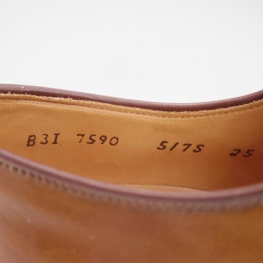 美品★リーガル 25cm【★超希少!!ウイスキー コードバン仕様】プレーントゥB3I/7590/517S/REGAL★c101