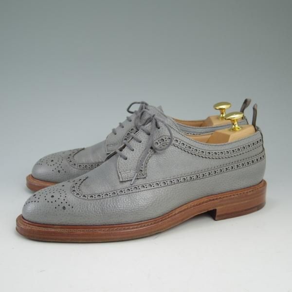 美品★クロケット&ジョーンズ UK7/US7.5D【★希少!!ブラックフリース別注】ブルックスブラザーズ/ロングウイング/Crockett&Jones★c104