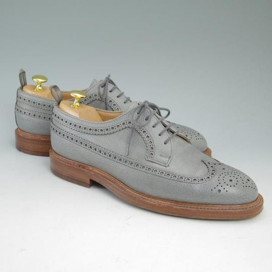 美品★クロケット&ジョーンズ UK7/US7.5D【★希少!!ブラックフリース別注】ブルックスブラザーズ/ロングウイング/Crockett&Jones★c104
