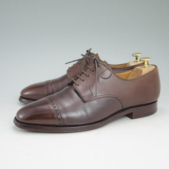 極上★クロケット&ジョーンズ 7.5E【★AVON/パンチドキャップトゥ】ダービー/Crockett&Jones★c109