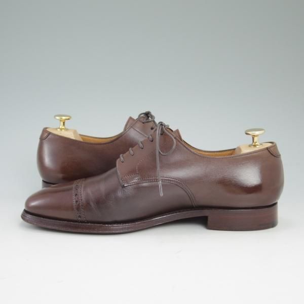 極上★クロケット&ジョーンズ 7.5E【★AVON/パンチドキャップトゥ】ダービー/Crockett&Jones★c109