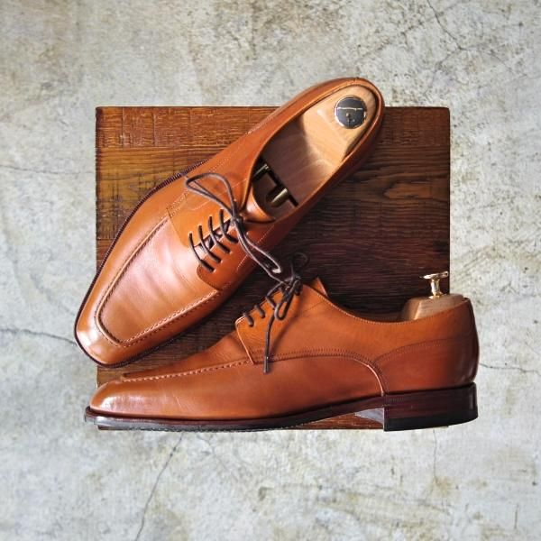 極上★ヤンコ SIZE 7【★グッドイヤーウェルテッド製法】Uチップ/カーフ/ブラウン/YANKO★c110