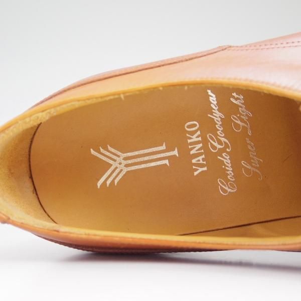 極上★ヤンコ SIZE 7【★グッドイヤーウェルテッド製法】Uチップ/カーフ/ブラウン/YANKO★c110