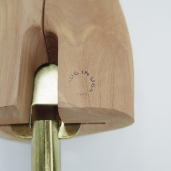 極上★ジョンストン&マーフィー Mサイズ程度【★made in USA/純正シューツリー】木製シューキーパー/アメリカ製/JOHNSTON&MURPHY★c113