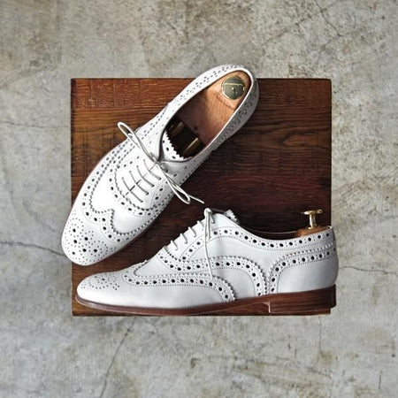 美品★チャーチ(レディース) SIZE 36.5【★BURWOOD 3W/バーウッド】8723-77/prestige hole/フルブローグ/ウイングチップ/Church's★c117