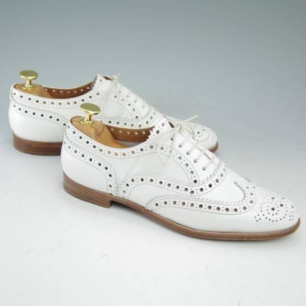 美品★チャーチ(レディース) SIZE 36.5【★BURWOOD 3W/バーウッド】8723-77/prestige hole/フルブローグ/ウイングチップ/Church's★c117