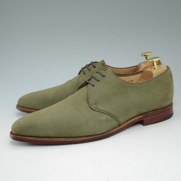 美品★(英)アルフレッドサージェント UK7.5【★プレーントゥ/ヌバック/CARSON】106ラスト/サージェント/Alfred Sargent★c118