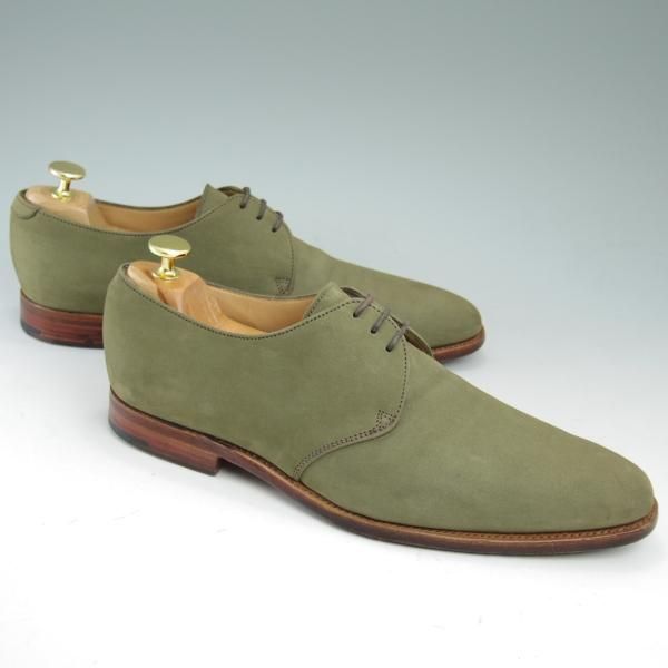 美品★(英)アルフレッドサージェント UK7.5【★プレーントゥ/ヌバック/CARSON】106ラスト/サージェント/Alfred Sargent★c118