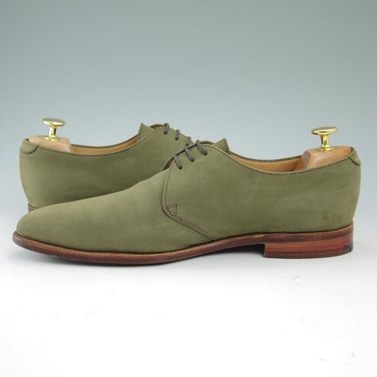 美品★(英)アルフレッドサージェント UK7.5【★プレーントゥ/ヌバック/CARSON】106ラスト/サージェント/Alfred Sargent★c118