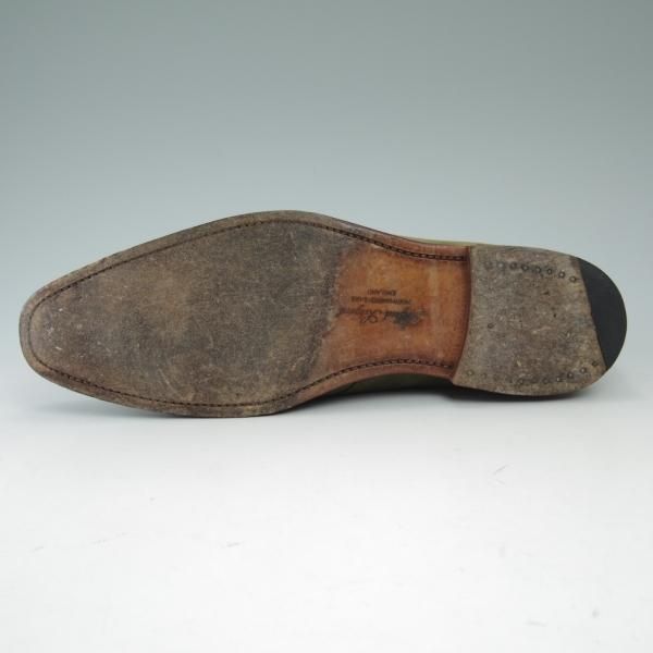 美品★(英)アルフレッドサージェント UK7.5【★プレーントゥ/ヌバック/CARSON】106ラスト/サージェント/Alfred Sargent★c118