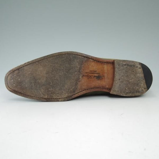 美品★(英)アルフレッドサージェント UK7.5【★プレーントゥ/ヌバック/CARSON】106ラスト/サージェント/Alfred Sargent★c118