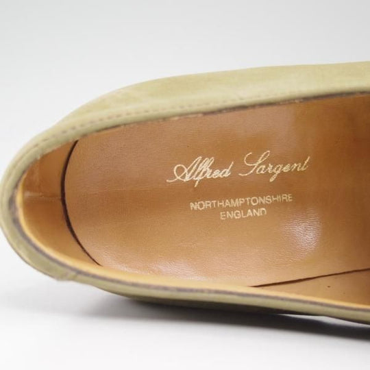 美品★(英)アルフレッドサージェント UK7.5【★プレーントゥ/ヌバック/CARSON】106ラスト/サージェント/Alfred Sargent★c118