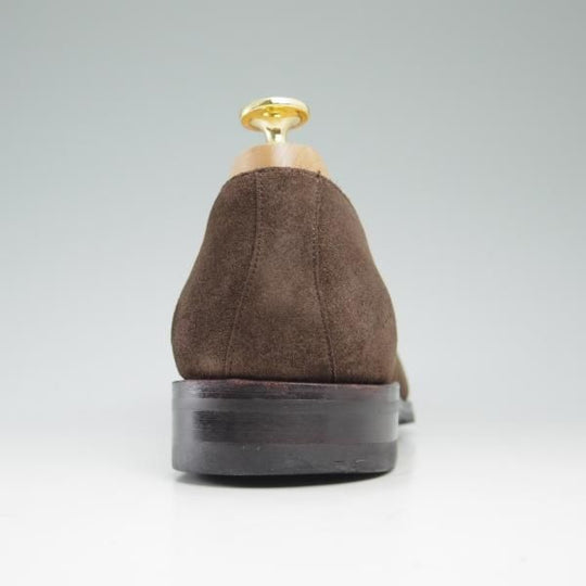 極美品★CARMINA/カルミナ SIZE 7【★トレーディングポスト別注】スエード/コインローファー/80136/MARRON/Trading Post★c119