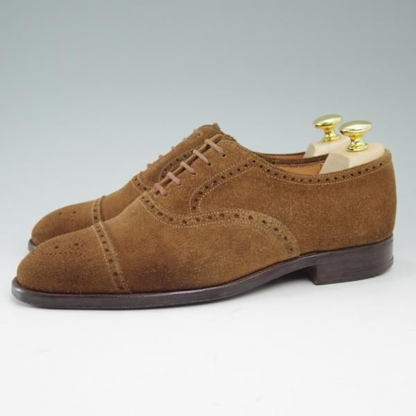★クロケット&ジョーンズ 7E【★オールゲート/ALDGATE】スエード/セミブローグ/Crockett&Jones★c120