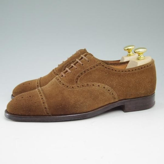 ★クロケット&ジョーンズ 7E【★オールゲート/ALDGATE】スエード/セミブローグ/Crockett&Jones★c120