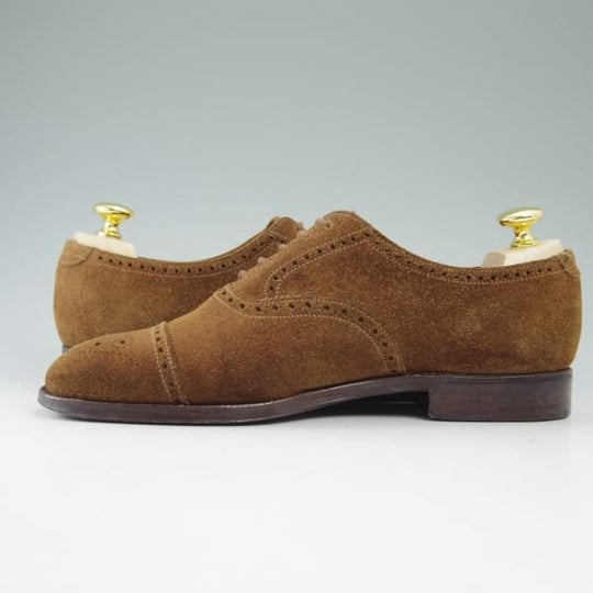 ★クロケット&ジョーンズ 7E【★オールゲート/ALDGATE】スエード/セミブローグ/Crockett&Jones★c120