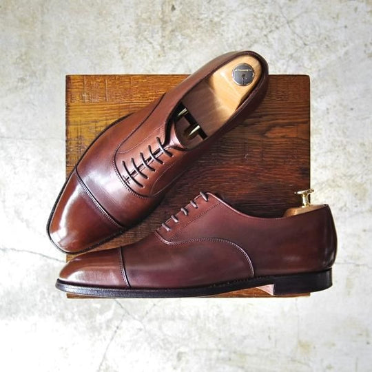 極上★クロケット&ジョーンズ 7E【★オードリー/AUDLEY/ハンドグレード】337ラスト/ストレートチップ/Crockett&Jones★c122