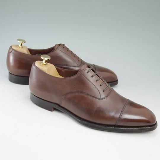 極上★クロケット&ジョーンズ 7E【★オードリー/AUDLEY/ハンドグレード】337ラスト/ストレートチップ/Crockett&Jones★c122