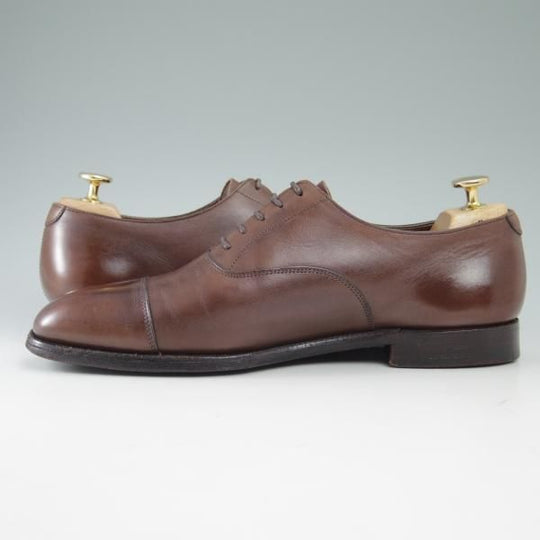 極上★クロケット&ジョーンズ 7E【★オードリー/AUDLEY/ハンドグレード】337ラスト/ストレートチップ/Crockett&Jones★c122