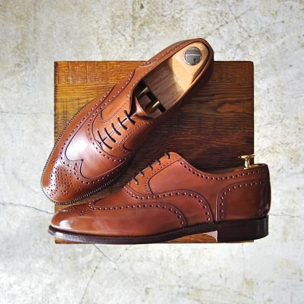 極上★(仏)ベルルッティ SIZE 7.5【極希少★グッドイヤーウェルテッド製法】フルブローグ/ヴェネチアレザー/カーフ/Berluti★c124