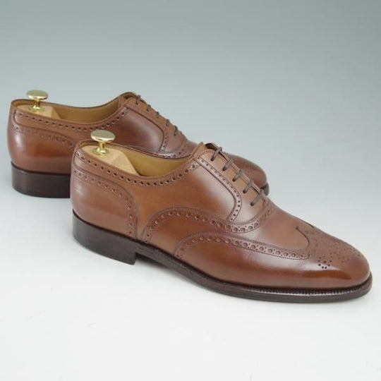 極上★(仏)ベルルッティ SIZE 7.5【極希少★グッドイヤーウェルテッド製法】フルブローグ/ヴェネチアレザー/カーフ/Berluti★c124