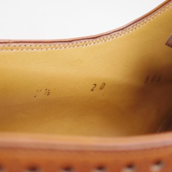 極上★(仏)ベルルッティ SIZE 7.5【極希少★グッドイヤーウェルテッド製法】フルブローグ/ヴェネチアレザー/カーフ/Berluti★c124