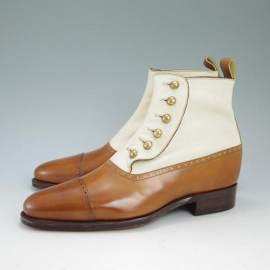 未使用★ジョンストン&マーフィー SIZE 6.5【★クラウンアリストクラフト/CROWN ARISTOCRAFT】コンビ/ブーツ/Johnston&Murphy★c125