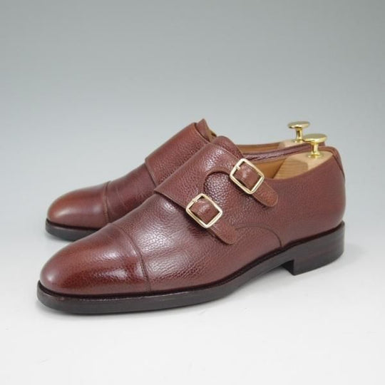 極上★ヤンコ SIZE 25【★ダブルモンク/グッドイヤーウェルテッド製法】ヨークソール/グレインレザー/Yanko★c126