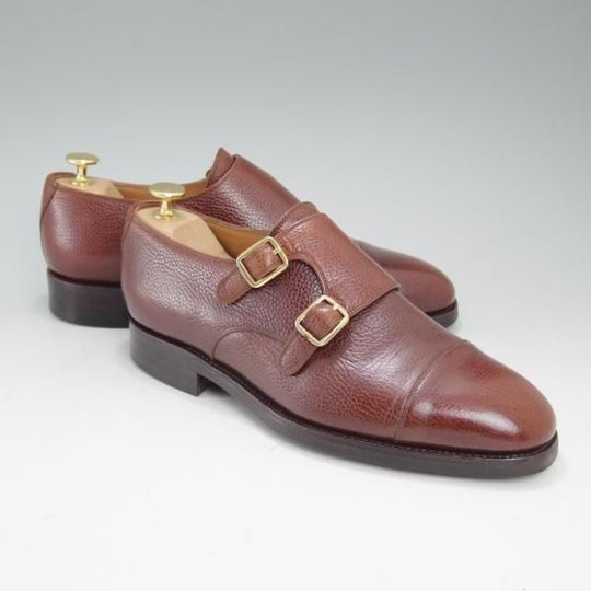 極上★ヤンコ SIZE 25【★ダブルモンク/グッドイヤーウェルテッド製法】ヨークソール/グレインレザー/Yanko★c126