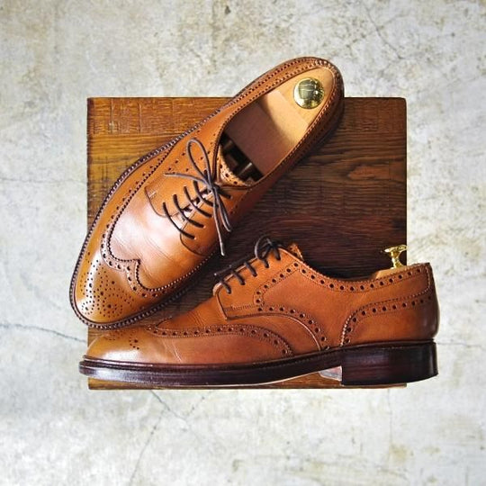 ★(スペイン製)YANKO/ヤンコ SIZE 7【★グッドイヤーウェルテッド製法】フルブローグ/カーフ★c129