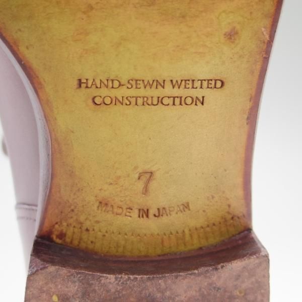 美品★ユニオンインペリアル SIZE 7【★スキンステッチ仕様/プレミアムコレクション】Uチップ/カーフ/Union Imperial★c130