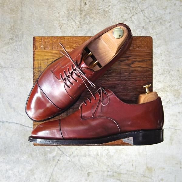 ★ジョンストン&マーフィー SIZE 7.5【★クラウンアリストクラフト/CROWN ARISTOCRAFT】ストレートチップ/Johnston&Murphy★c131