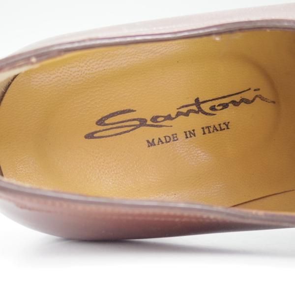 美品★(伊)サントーニ SIZE 5.5【★Uチップ】8493/カーフ/Santoni★c132