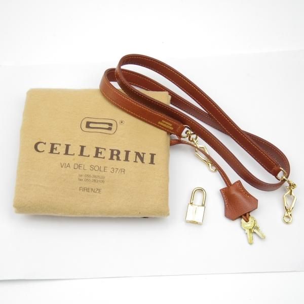 極上★(伊)チェレリーニ/CELLERINI【★バーキン30タイプ】ハンドバッグ/ショルダー/レディース レザー バッグ★N5068