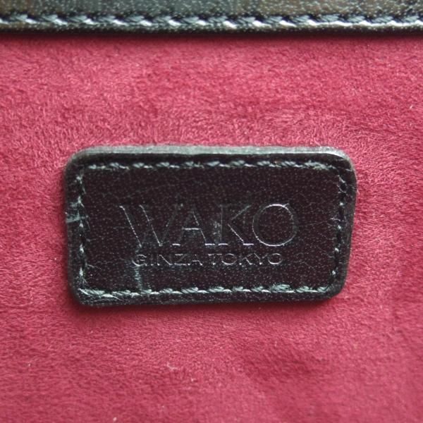 極上★銀座・和光(WAKO)【★ダレスバッグ】黒/メンズ ビジネス バッグ/レザー ブリーフケース★N5069