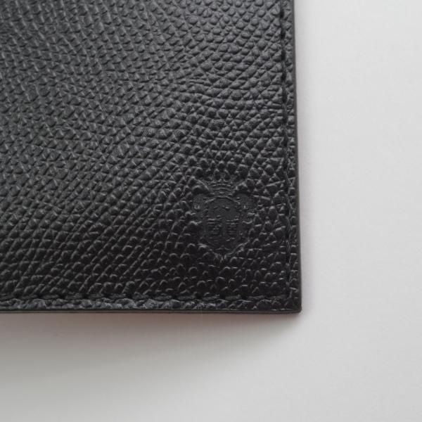 ほぼ未使用★フェリージ【★二つ折り財布/カードケース取り外し可能】F452/レザー/黒茶/メンズ/Felisi★c139