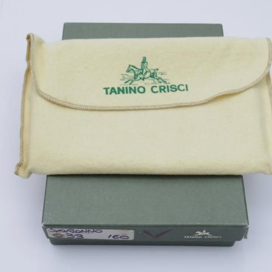 ほぼ未使用★(伊)タニノクリスチー【★二つ折り財布/レザー/茶/メンズ】TANINO CRISCI★c140