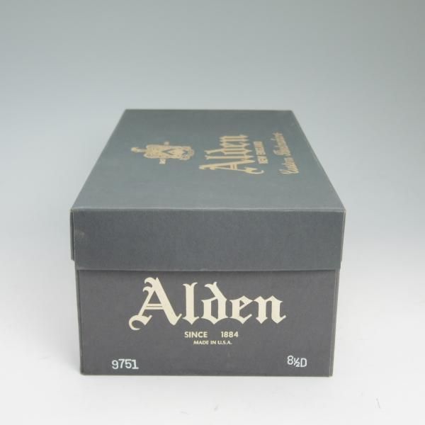 ★オールデン 8.5D【★コードバン仕様/ロングウイング/9751】バリーラスト/フルブローグ/ウイングチップ/Alden★c143