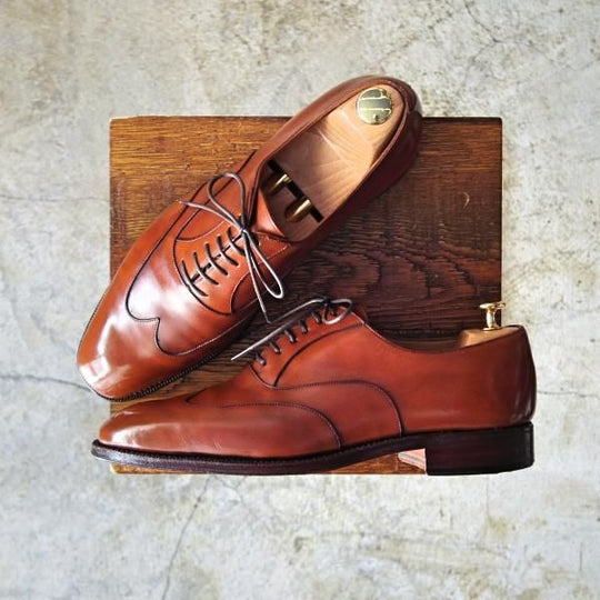 極上★アルバラデホ(現カルミナ) 7.5E【★トレーディングポスト別注】ブラインドブローグ/Trading Post/ALBALADEJO/CARMINA★c144