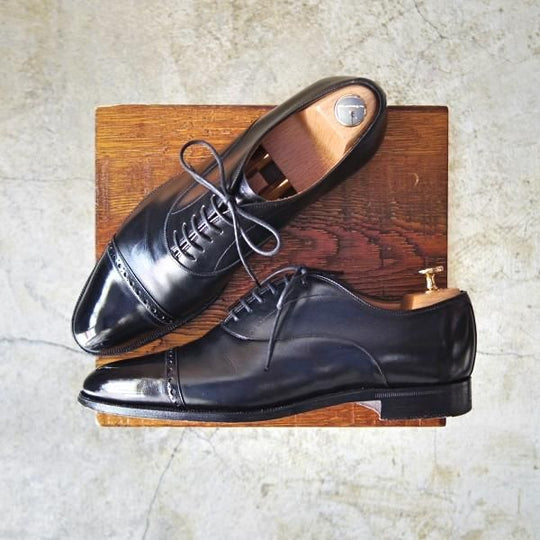 極上★チャーチ 60F/UK6【★116ラスト/4都市ロゴ】5386/07/パンチドキャップトゥ/黒/Church's★c145