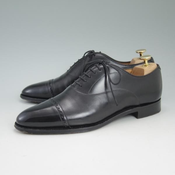 極上★チャーチ 60F/UK6【★116ラスト/4都市ロゴ】5386/07/パンチドキャップトゥ/黒/Church's★c145