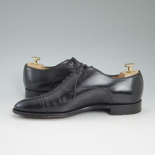 極上★チャーチ 60F/UK6【★116ラスト/4都市ロゴ】5386/07/パンチドキャップトゥ/黒/Church's★c145