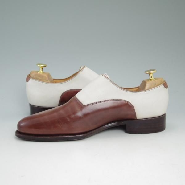 極上★ジョンストン&マーフィー SIZE 6.5【★CROWN ARISTOCRAFT】クラウンアリストクラフト/サイドモンク/Johnston&Murphy★c146