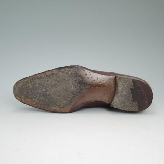 極上★ジョンストン&マーフィー SIZE 6.5【★CROWN ARISTOCRAFT】クラウンアリストクラフト/サイドモンク/Johnston&Murphy★c146