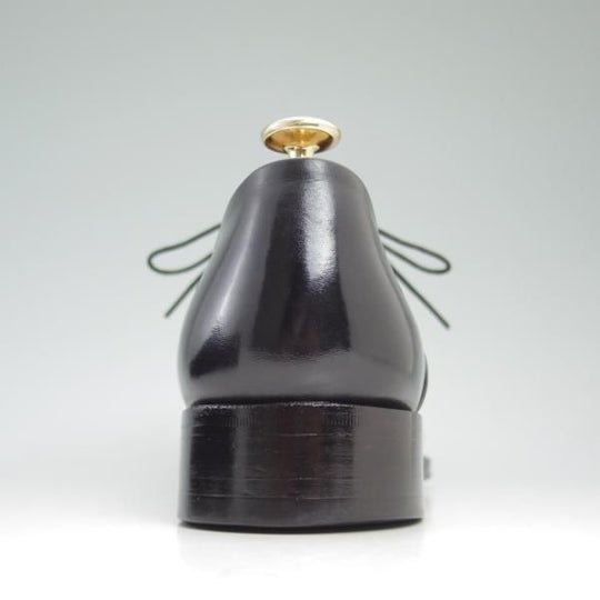 美品★ジョンストン&マーフィー SIZE 6.5【★レベルソ仕上げ】ストレートチップ/黒/カーフ/Johnston&Murphy★c147