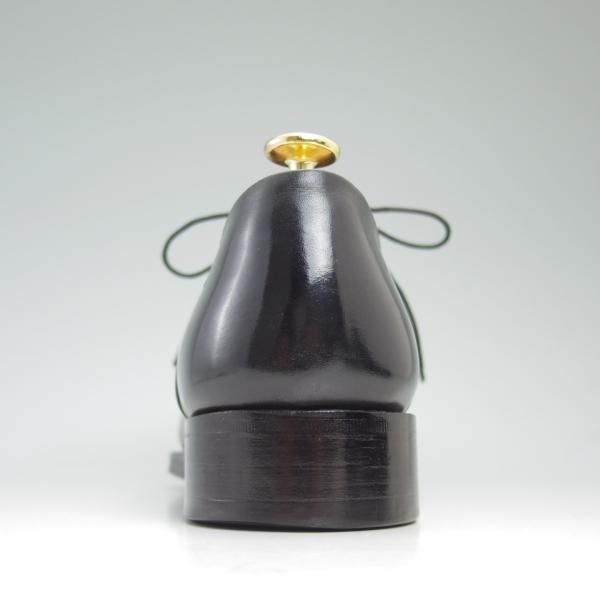 美品★ジョンストン&マーフィー SIZE 6.5【★レベルソ仕上げ】ストレートチップ/黒/カーフ/Johnston&Murphy★c147