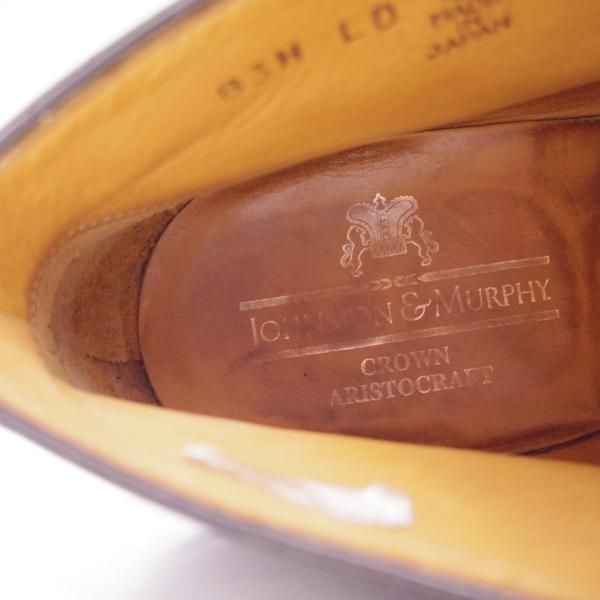 極上★ジョンストン&マーフィー SIZE 6.5【★CROWN ARISTOCRAFT】クラウンアリストクラフト/チャッカブーツ/Johnston&Murphy★c148