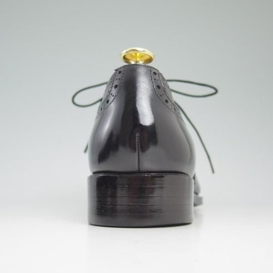 美品★シェットランドフォックス SIZE 7【★ギリーシューズ/3017SF】フルブローグ/ウイングチップ/カーフ/黒/Shetlandfox★c149